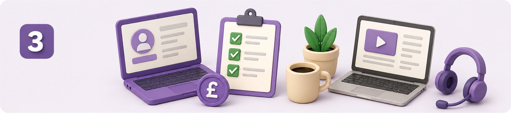 Working from home with surveys, freelancing and background earning apps on a laptop in the UK