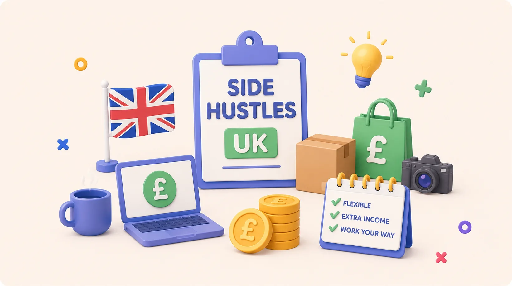 Side hustle ideas in the UK: 30 of the best, from passive earners to small businesses, with real pay and time to first payment
