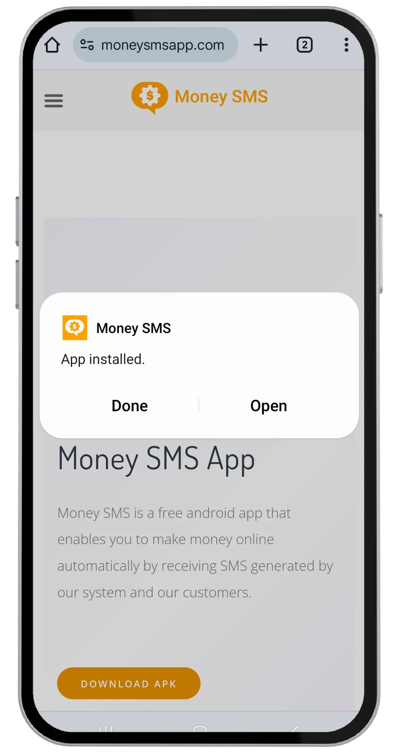 Aplikacija instalirana