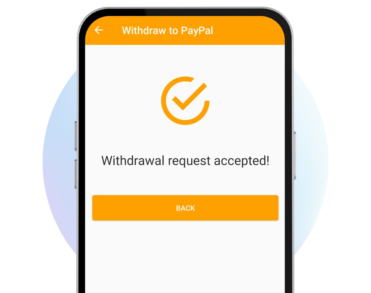 Statut de retrait affichant paiement envoyé