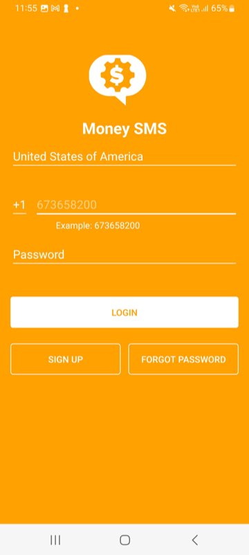 Money SMS Registration