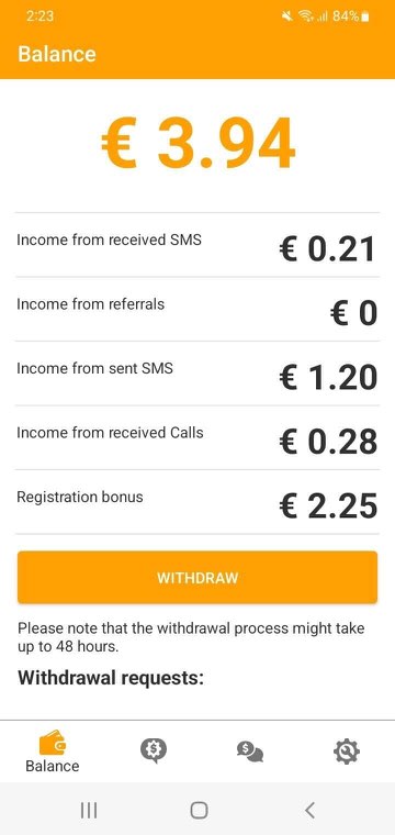 Money SMS Withdrawal