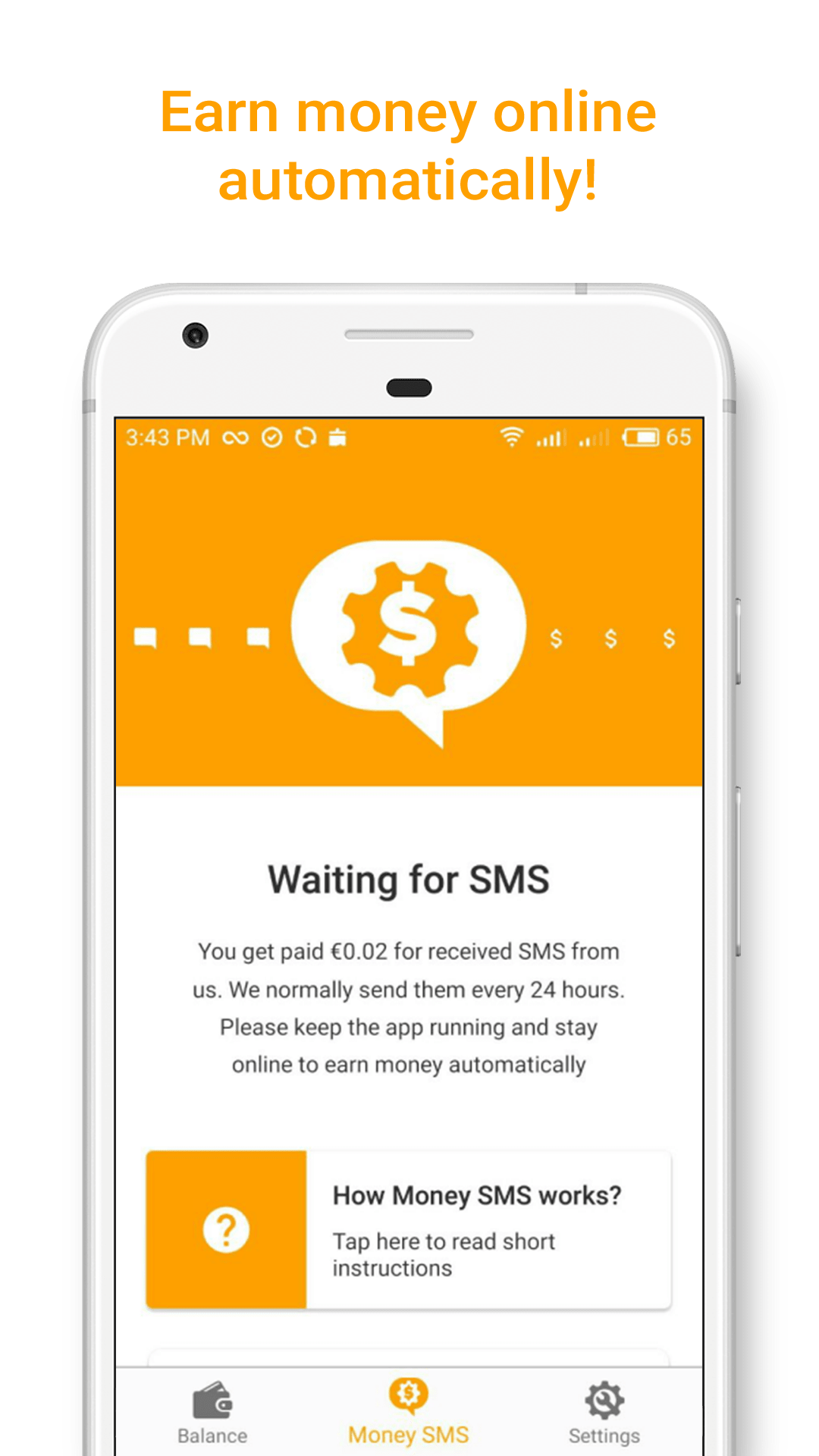 Make Money Online Money Sms App For Android - 1