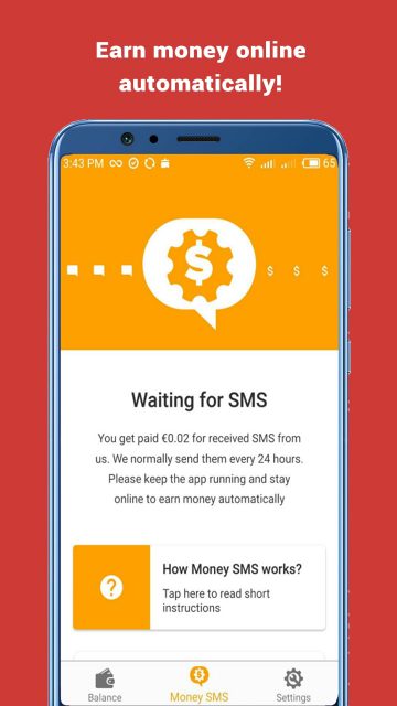 Money Sms App Make Money Online From An Android App For Free - money sms app earn money online automatically