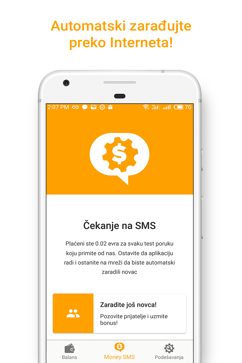 Money SMS app - Automatski zarađujte preko Interneta! - 01-screenshot