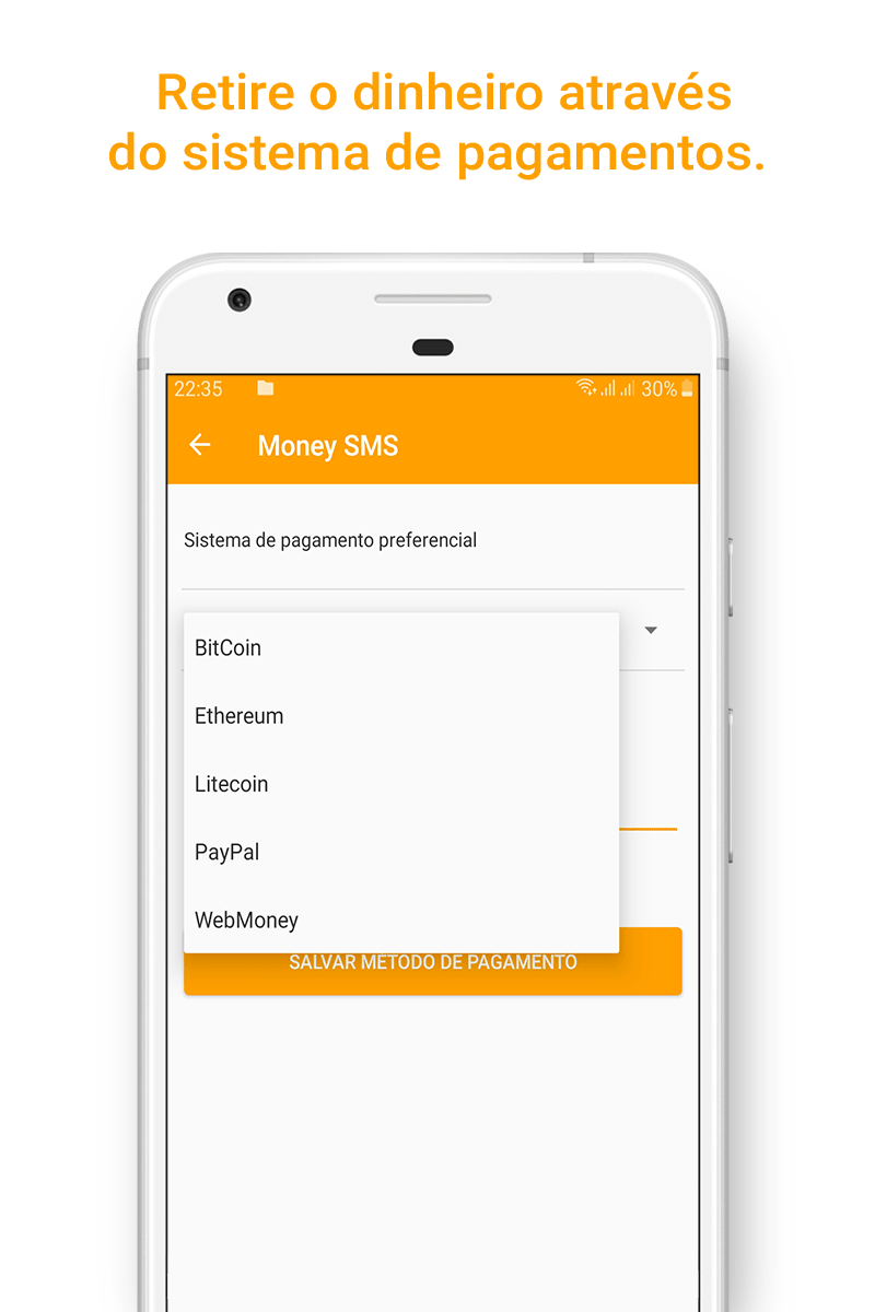 Money SMS app - Retire o dinheiro através do sistema de pagamentos. - 05-picture