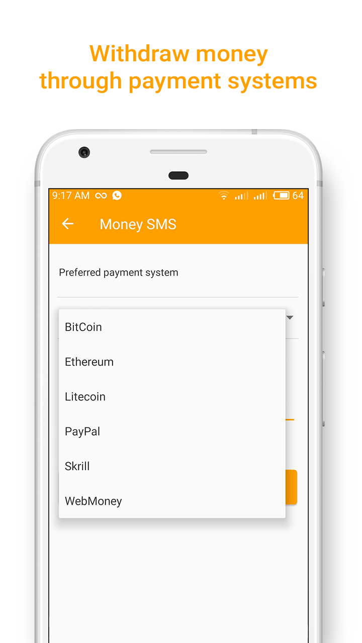 Money-SMS-app-Withdraw-money-through-payment-systems-picture